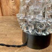 Lampe de chevte en verre à poser vintage