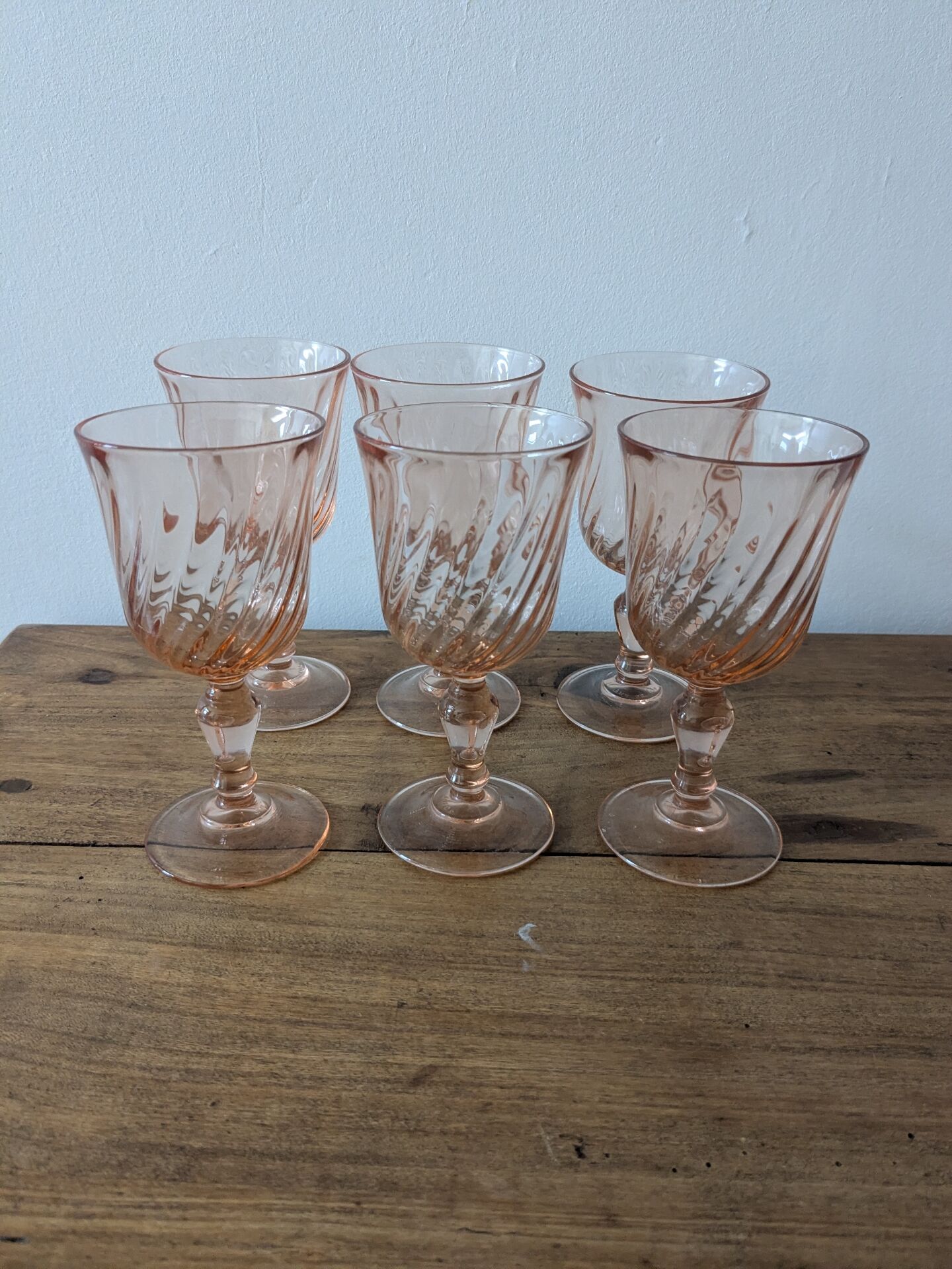 Verres rosalines