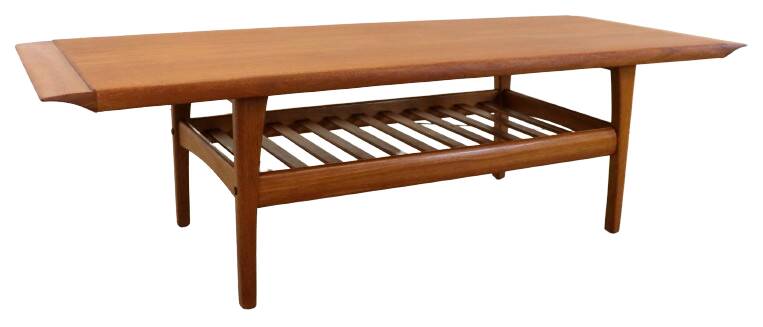 Mid Century teak Salontafel 'Bassen'