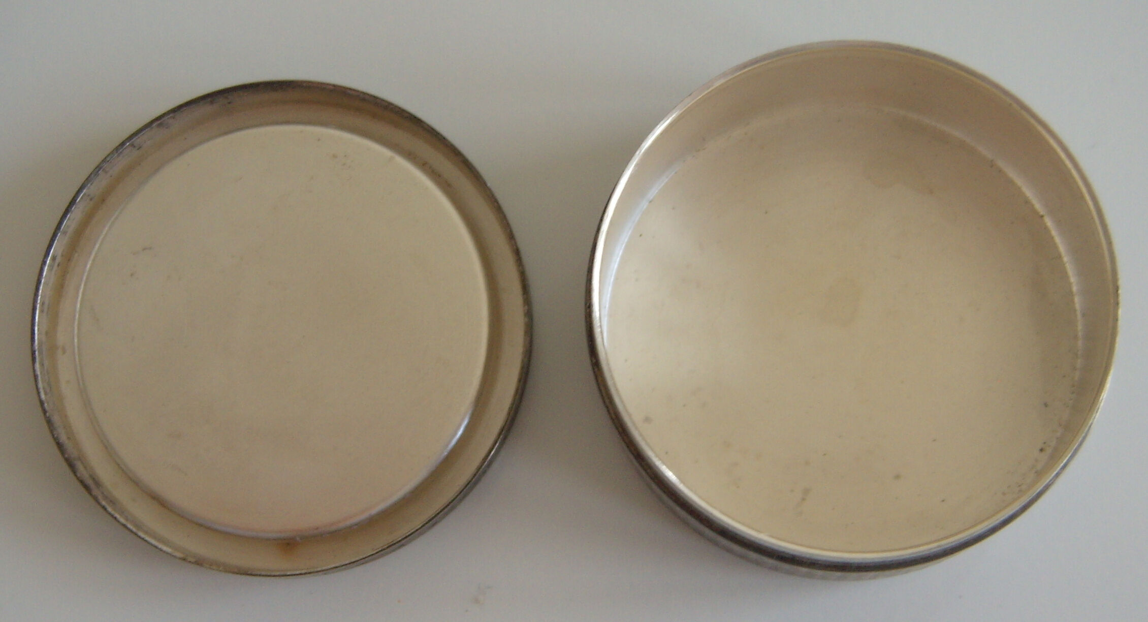 Small engraved metal box innocence