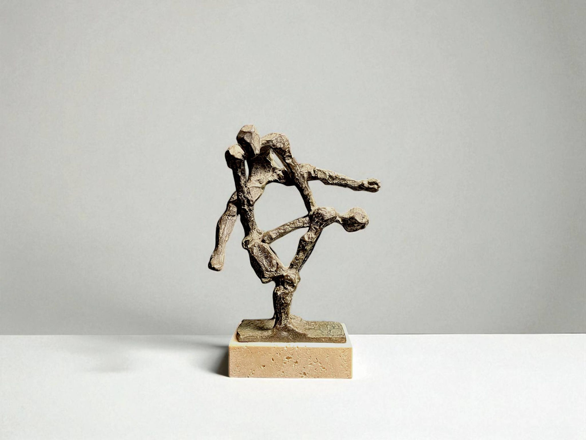 Velilla ubago, sculpture en bronze « pídola » signée numérotée xxème