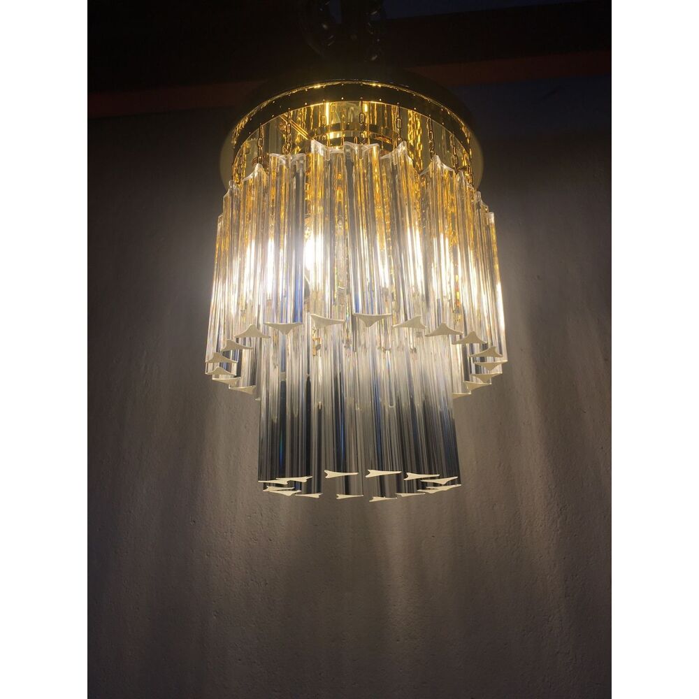 Murano glass flush mount