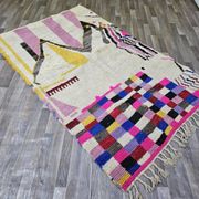 Handmade Berber rug in wool 2.5 x 1.5 m