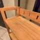 Étagère de bouquiniste en hêtre