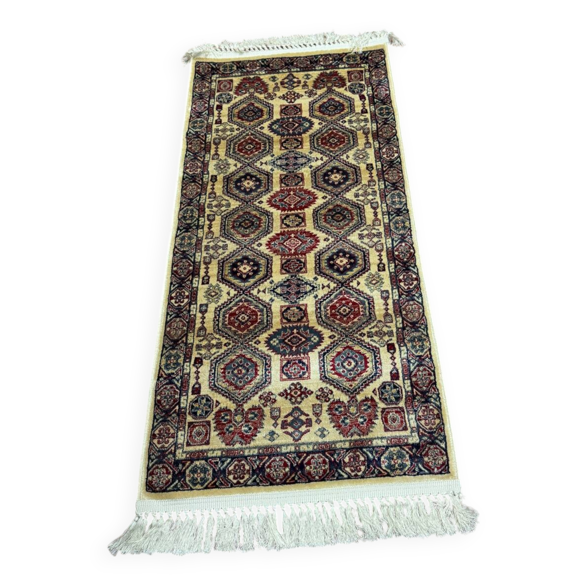 Persian oriental pattern bedside rug 70/140cm