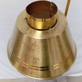 Lampe laiton et métal doré Helmer Andersson, Suède