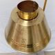 Lampe laiton et métal doré Helmer Andersson, Suède