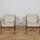 Pj112 armchairs by ole wanscher for poul jeppesens, denmark, 1960s, set of 2