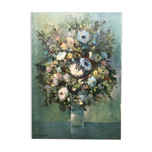 Huile sur toile intitulée « Le