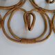 Vintage rattan coat rack by Franco Albini