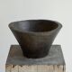 Grande coupe antique style Wabi Sabi en bois 19e siècle