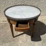 Table basse bouillotte style Louis XVI