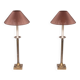 Kullmann lampen set Table lamps Bronze color 1970s Germany