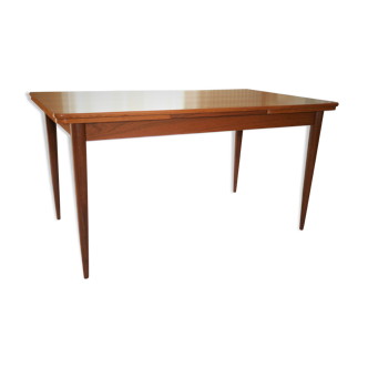 Scandinavian design table in teak levitan 1969