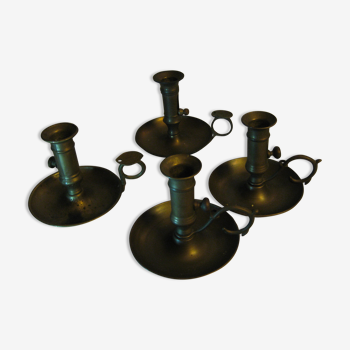 Brass candlesticks