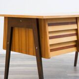 1950s desk with compass base