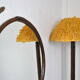 Rattan floor lamp 1970