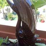 Twin zoomorphic vase - swans