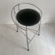 Bar stool half moon design Pascal Mourgue from the 80's