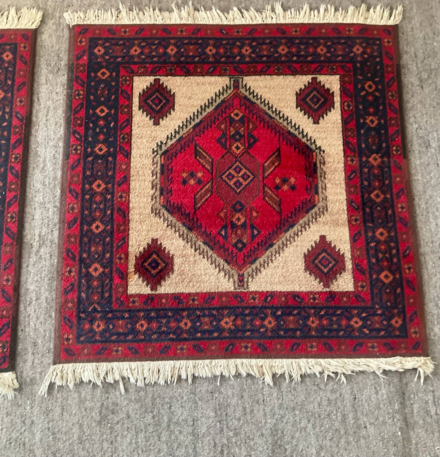 Karadja Louis de Poortere Vintage Rug Duo