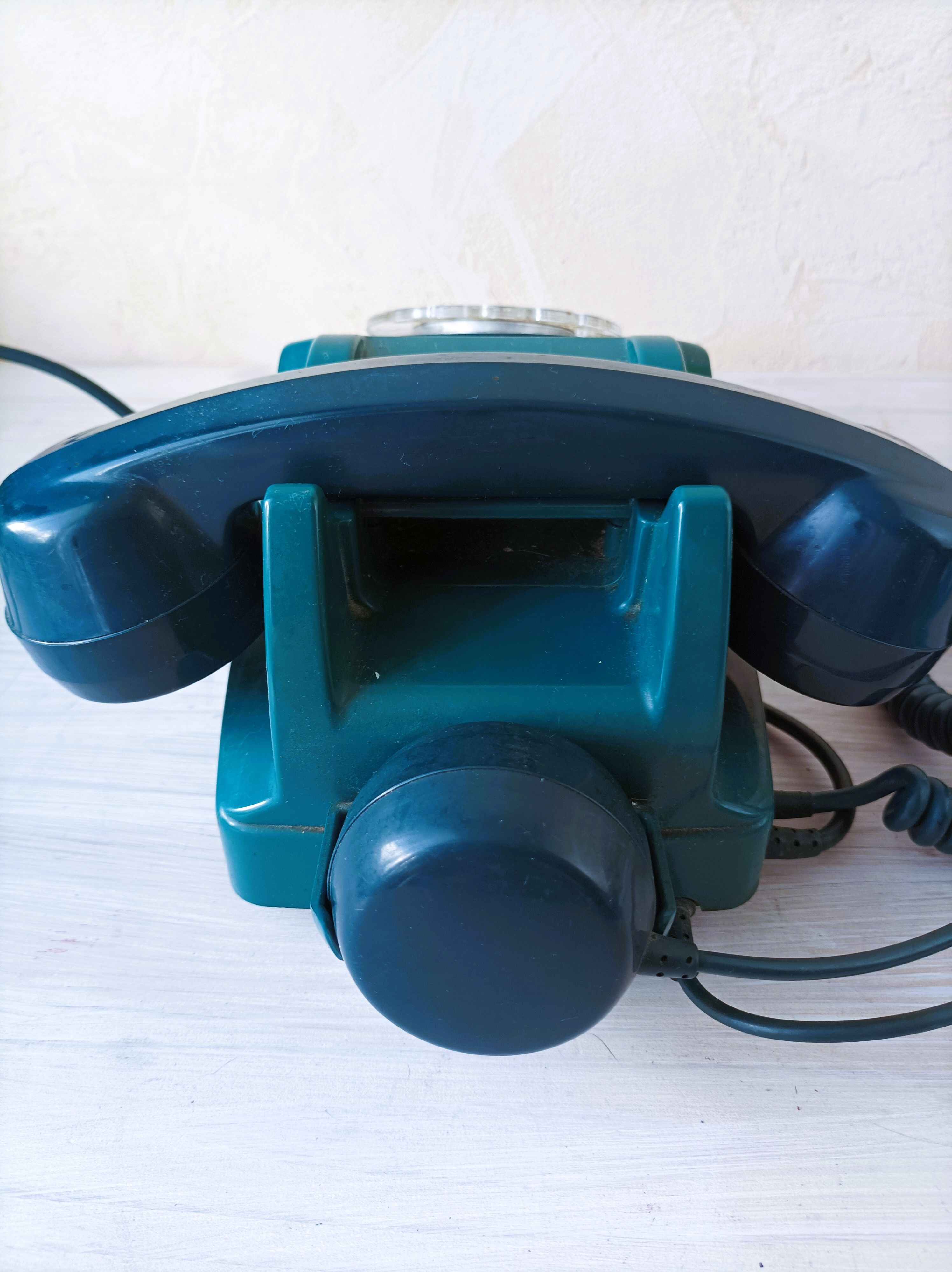 Blue S 63 rotary phone
