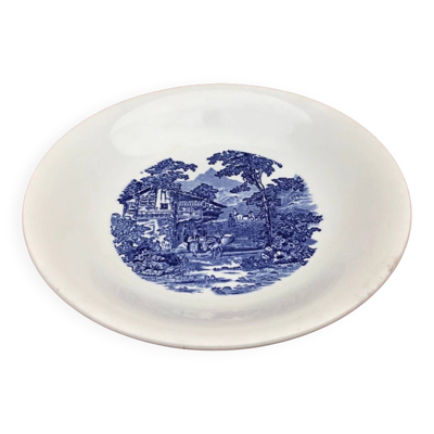 Assiette creuse  Faïence Lunéville France  K&G (Keller Guérin) Tradition