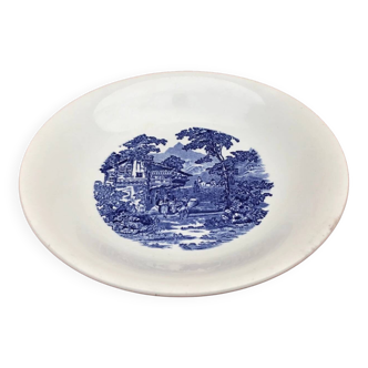 Hollow plate Faïence Lunéville France K&G (Keller Guérin) Tradition