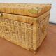 70s wicker malle