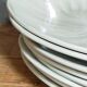 Nine earthenware plates from Salins-les-Bains vintage