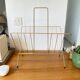 Vintage golden magazine rack