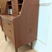 Vintage Danish teak secretary, 1960s.