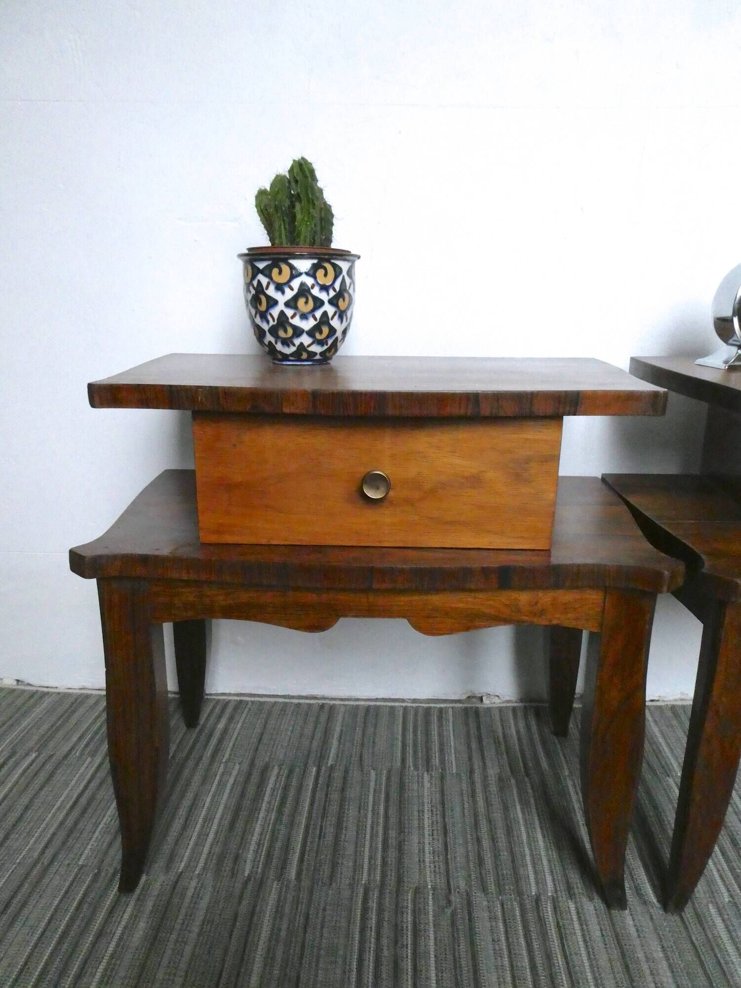 Pair of nightstands Art Deco of the 1930s