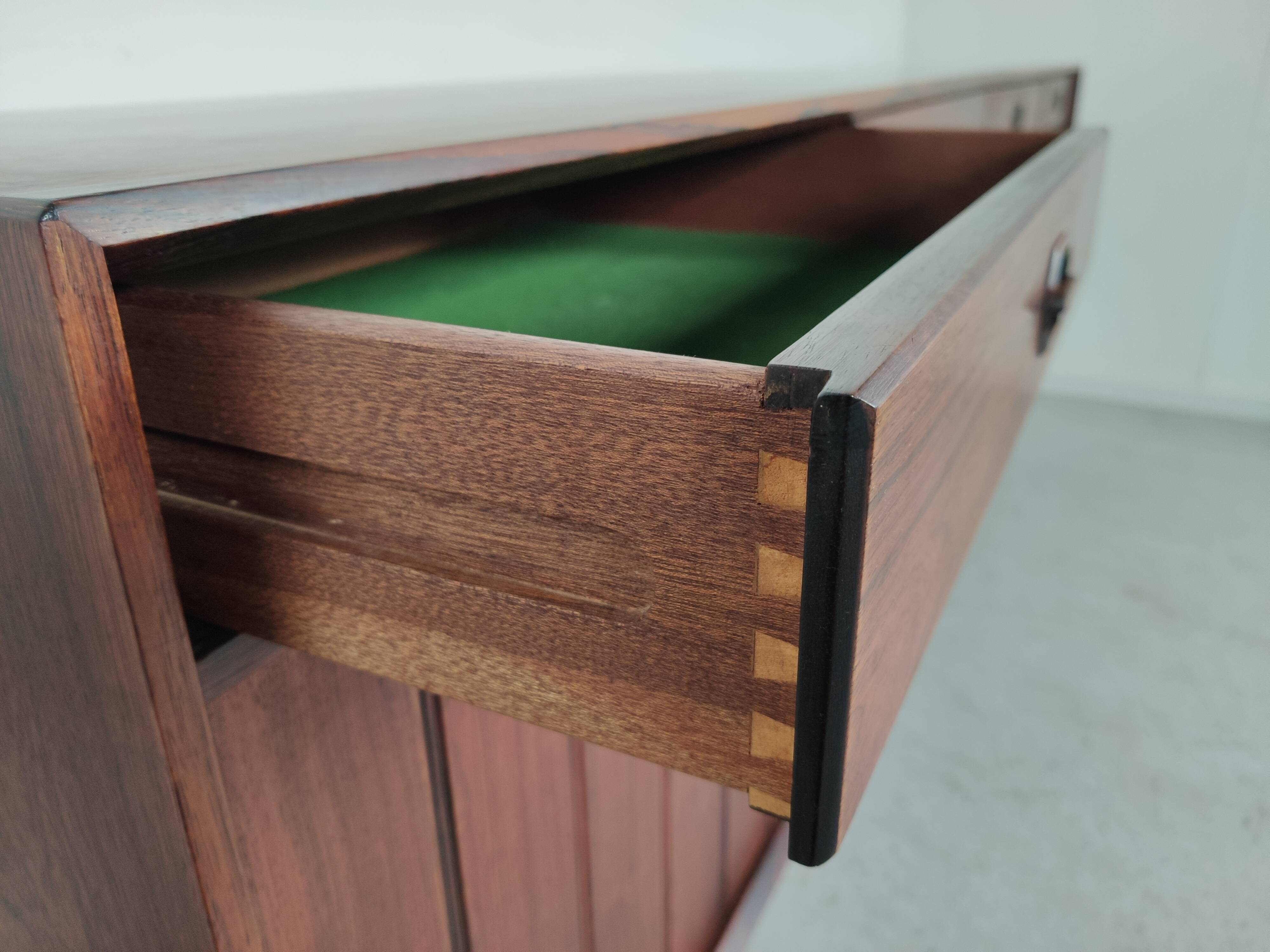 Rosewood line by sibast sliding doors denmark 1960s