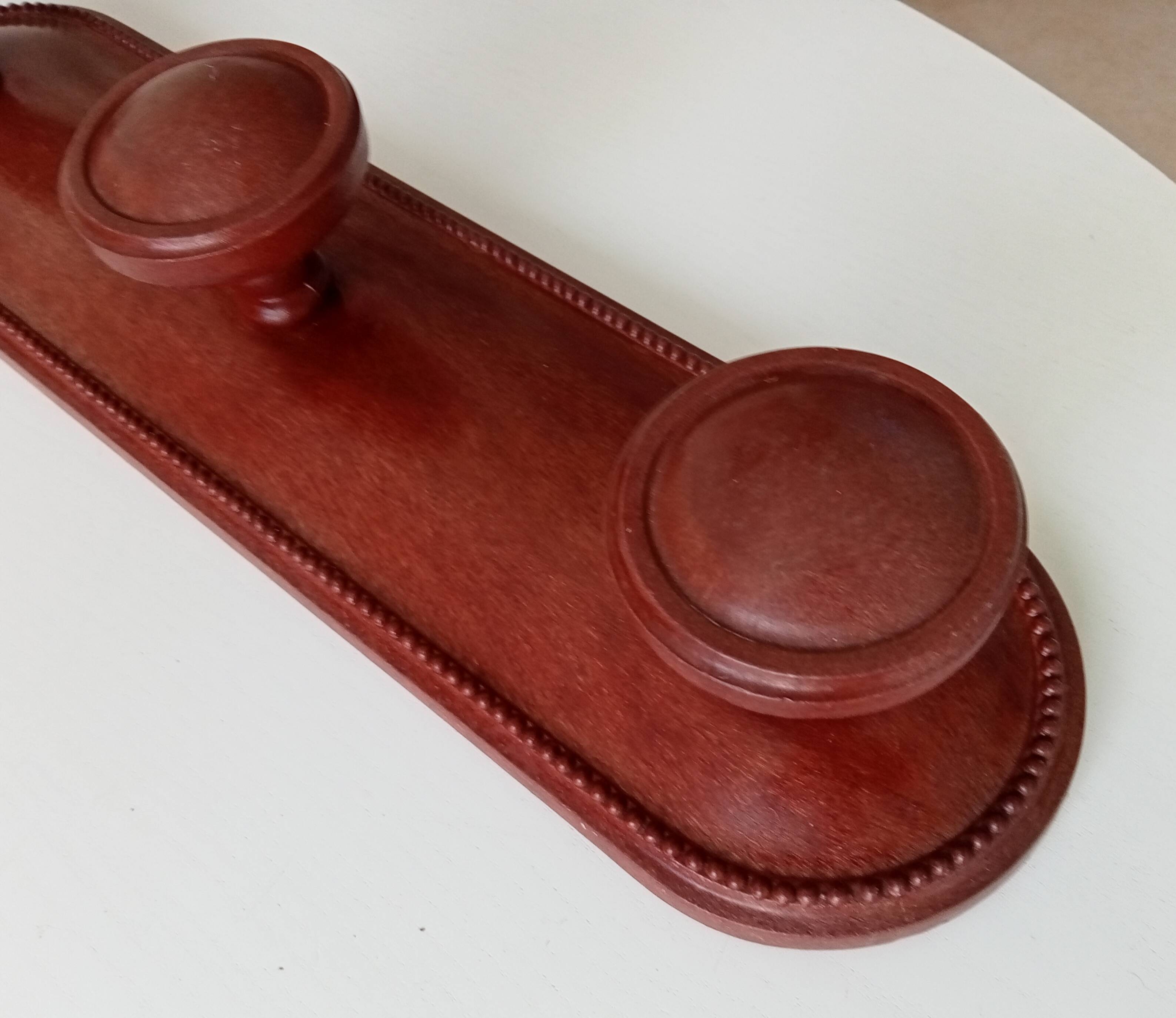 Art deco wall coat rack in bakelite 50s/60s