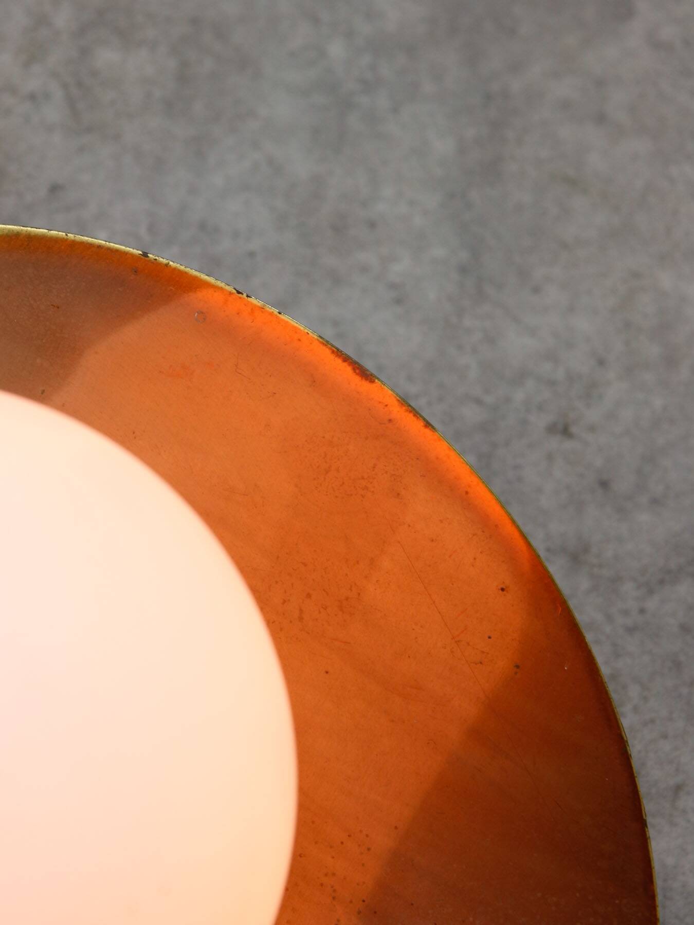 Vintage German Wall Lamps in Copper Plating from Ist Ellux, 1980s, set of 2