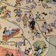 Old illustrated map of The Orleans Berry 1929 - JP Pinchon