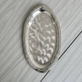 Light shiny metal tray
