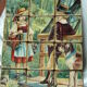 19th century wooden cubes game