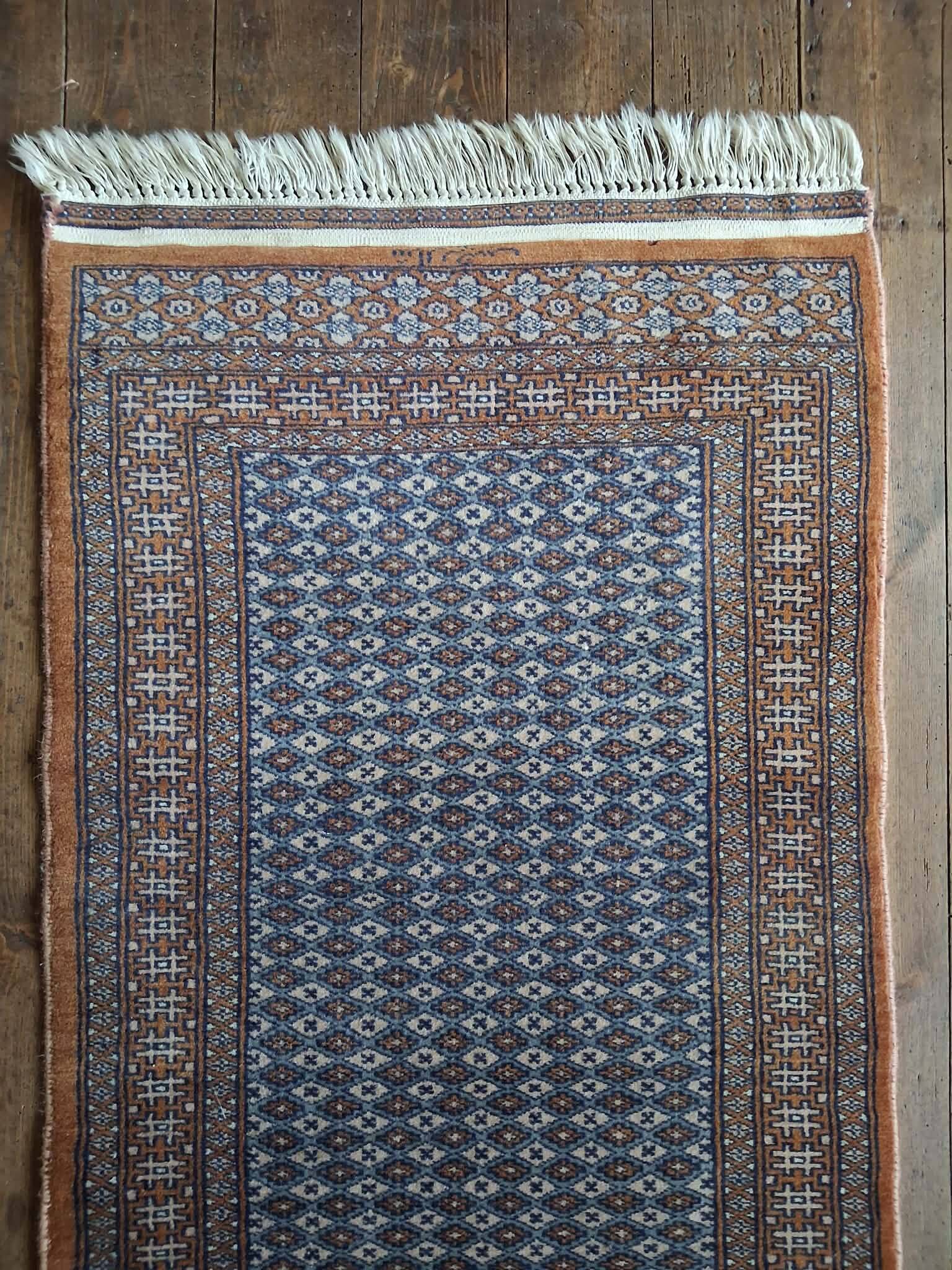 Handmade Pakistani Lahore hallway rug 180x64cm