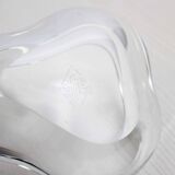 Empty crystal pear pocket ashtray