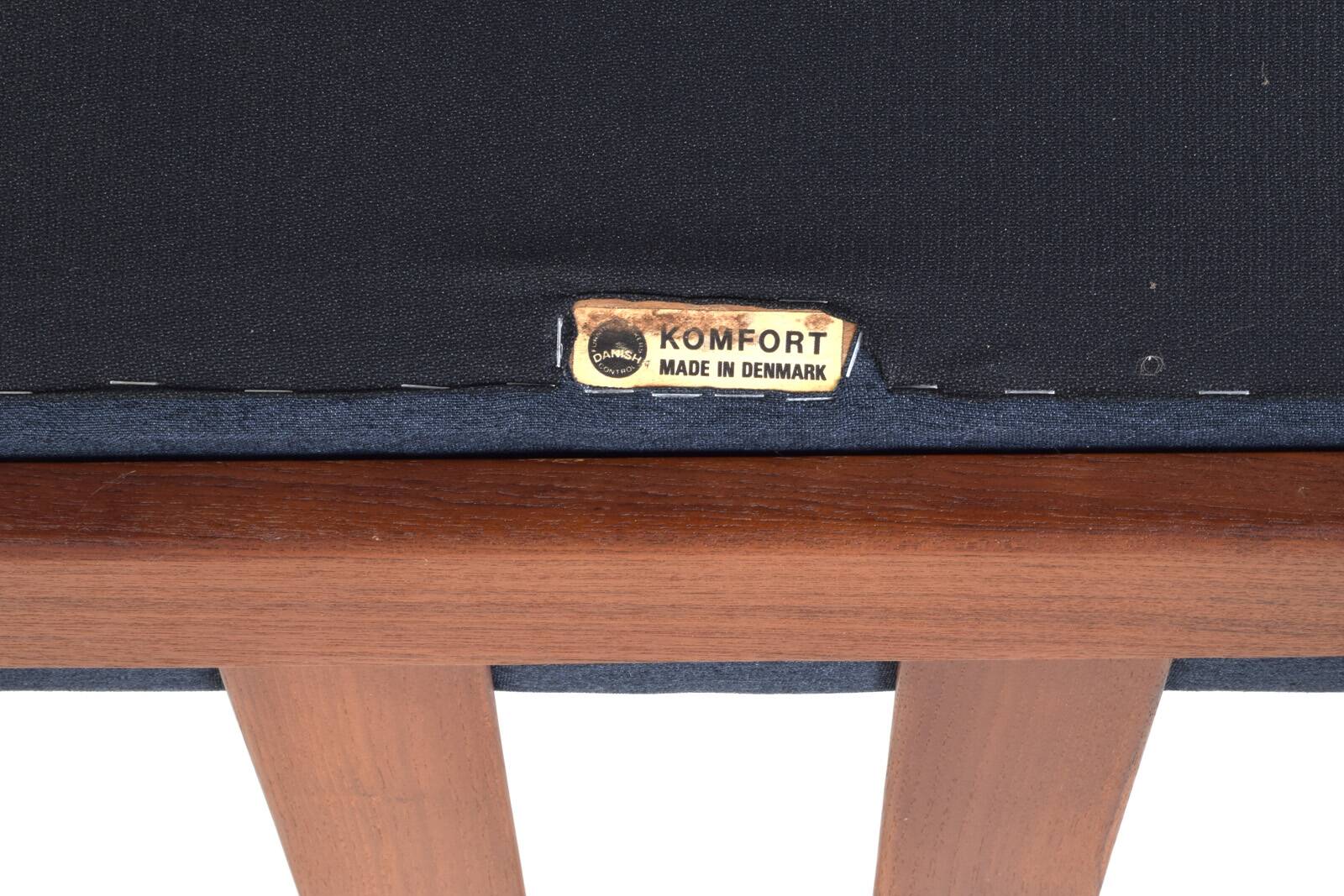 Mid-Century Danish Teak Lounge Chairs by Arne Vodder for Komfort, 1960s, Se