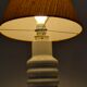 Lampe de table en porcelaine vintage des années 1970 GDR.