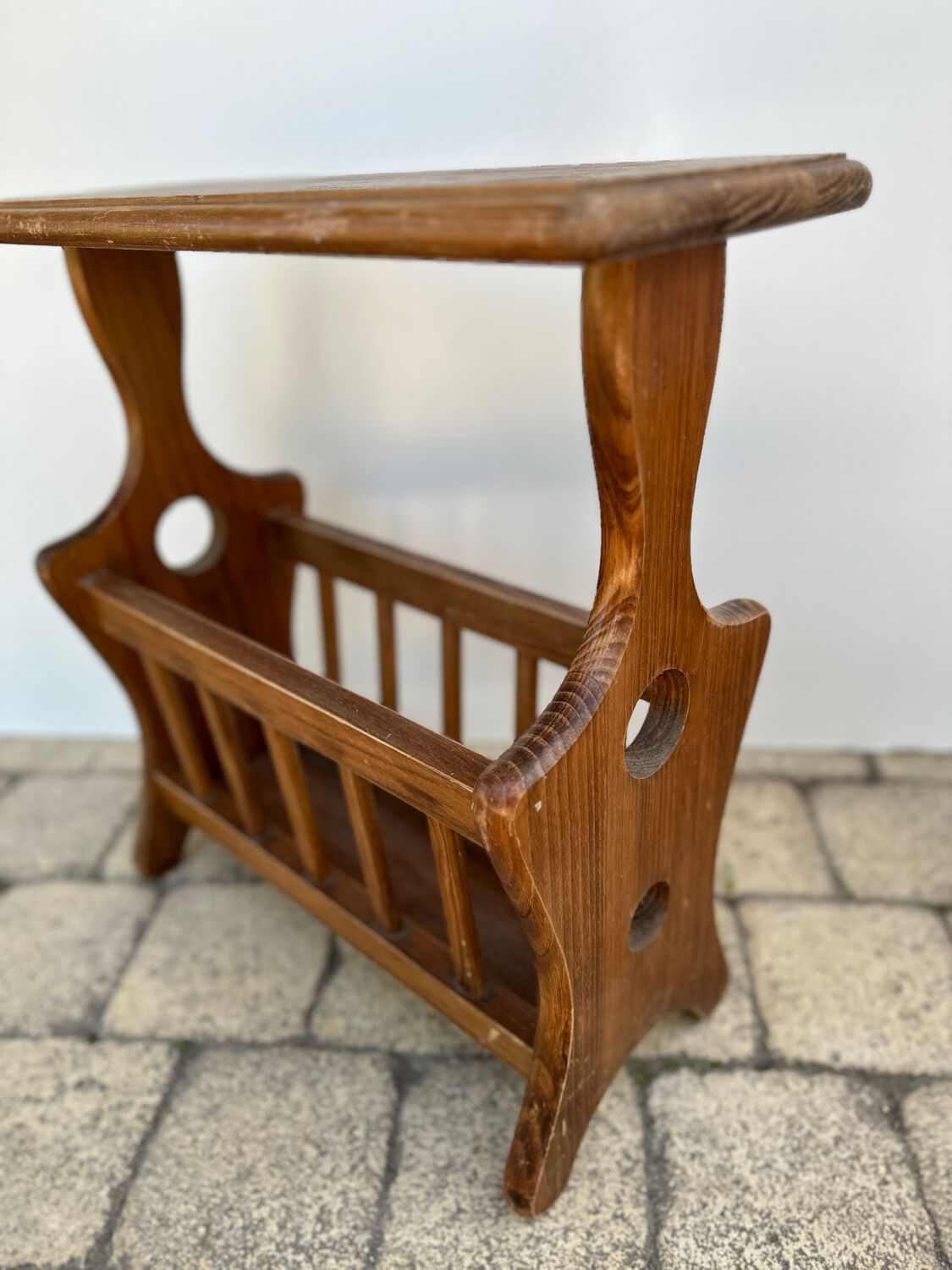 Wooden magazine door