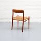 Niels Möller Model 75 Paper Cord Dining Chairs