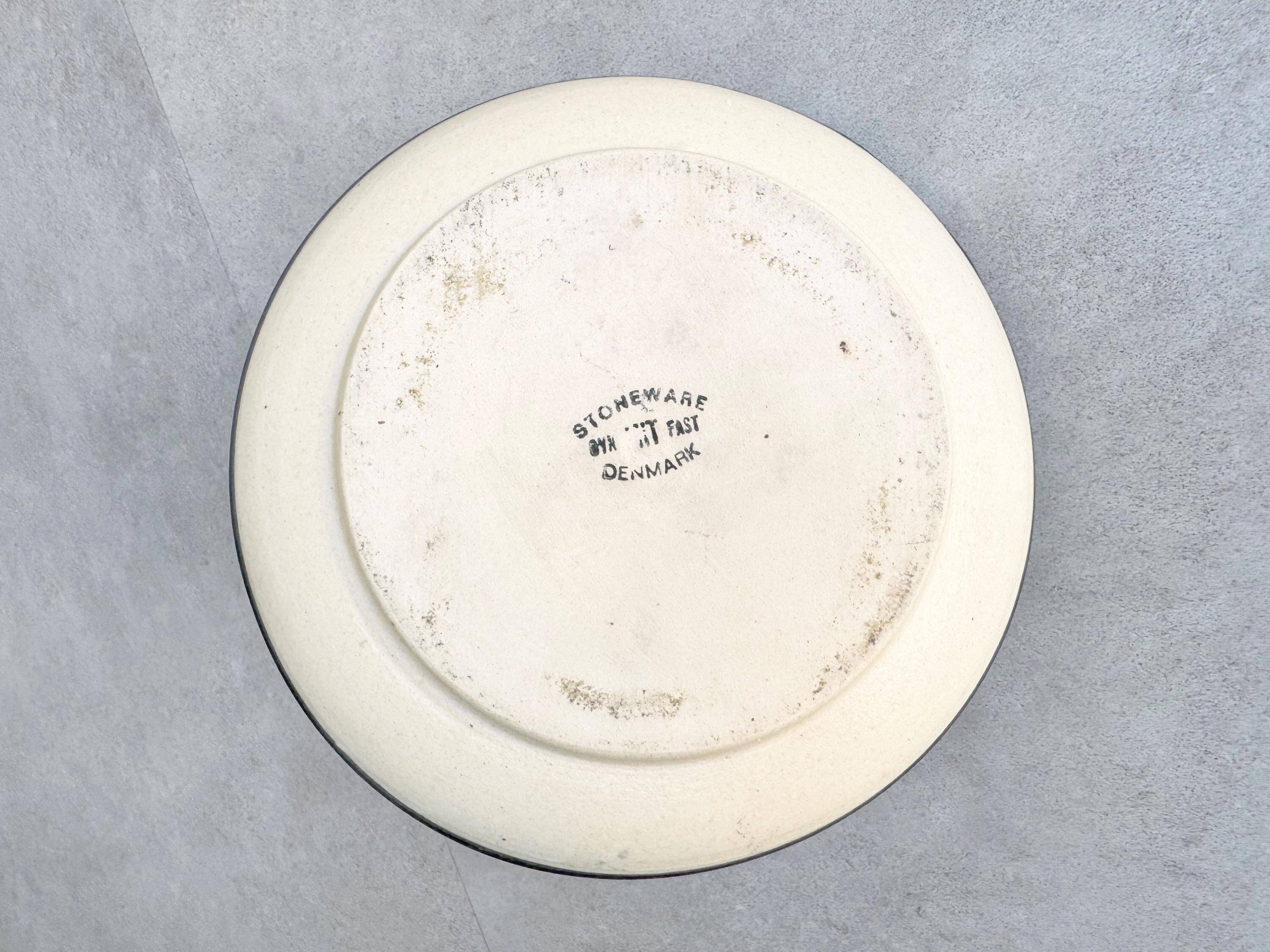 Danish 70s ceramic candle holder by MIT Stoneware