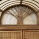 Light rattan shelf