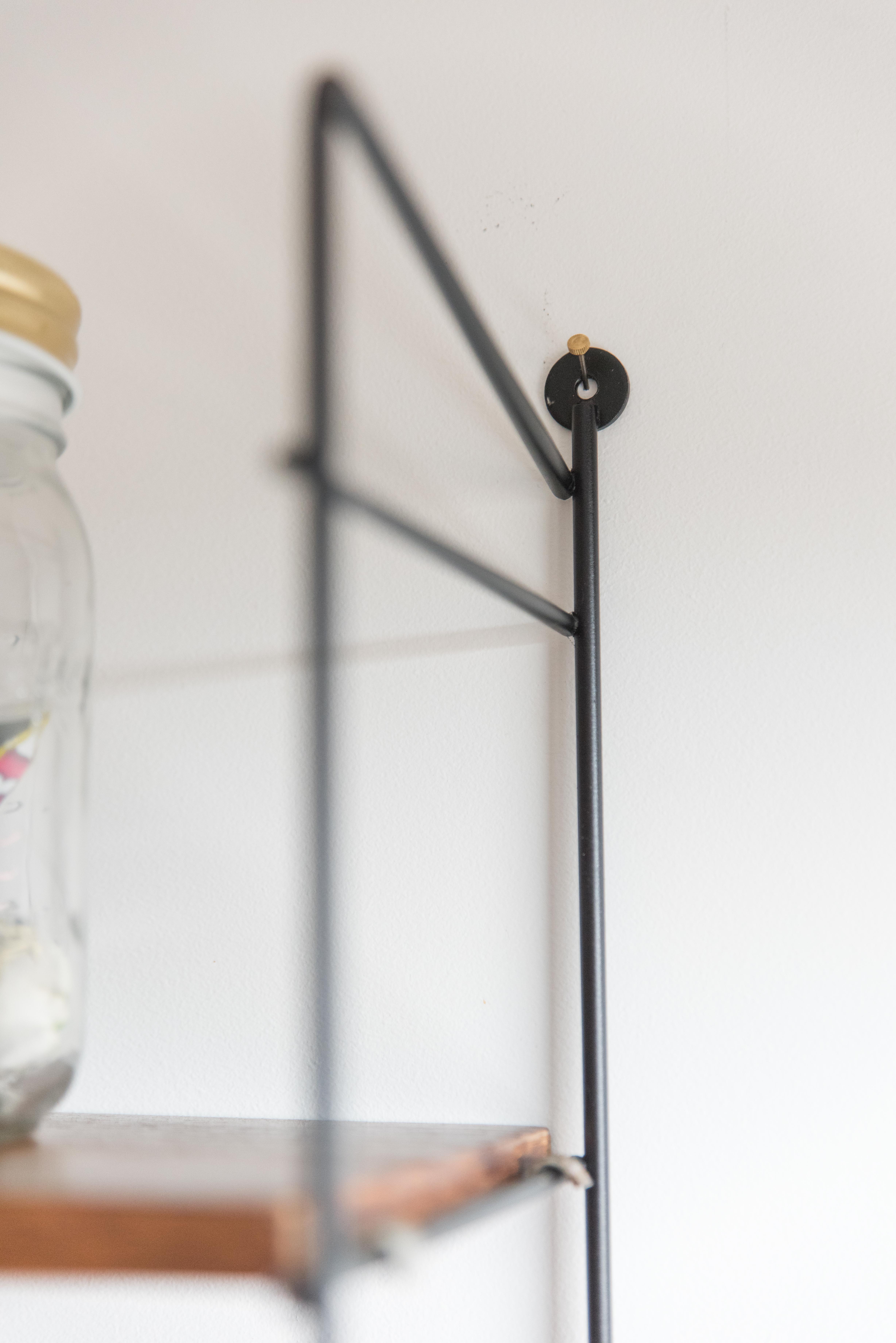 Shelf wood and metal