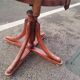 Vintage wooden antique office chair