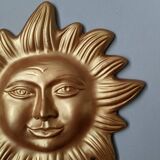 Golden terracotta sun handmade boho bohemian wall decor