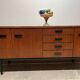 Vintage teak enfilade from the 60s-70s.